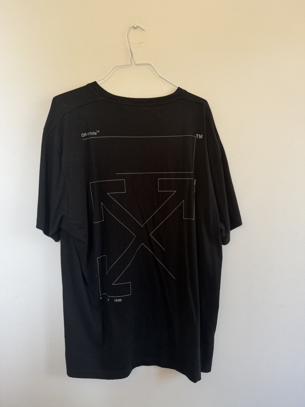 Off-White Off White Unfinished Logo TEE Size US XL / EU 56 / 4 - 1 Thumbnail