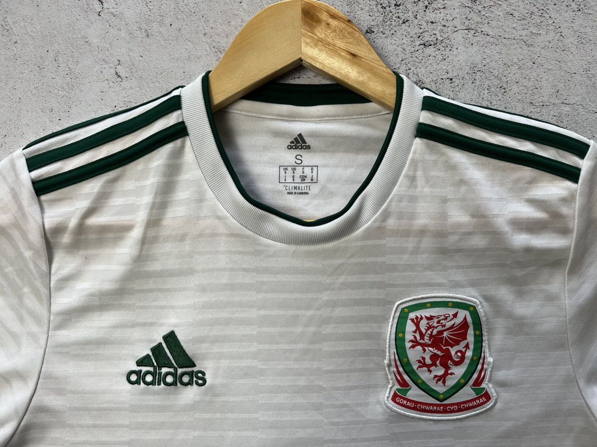 Adidas WALES NATIONALS 2018 2019 AWAY FOOTBALL SOCCER JERSEY ADIDAS Size US S / EU 44-46 / 1 - 2 Thumbnail