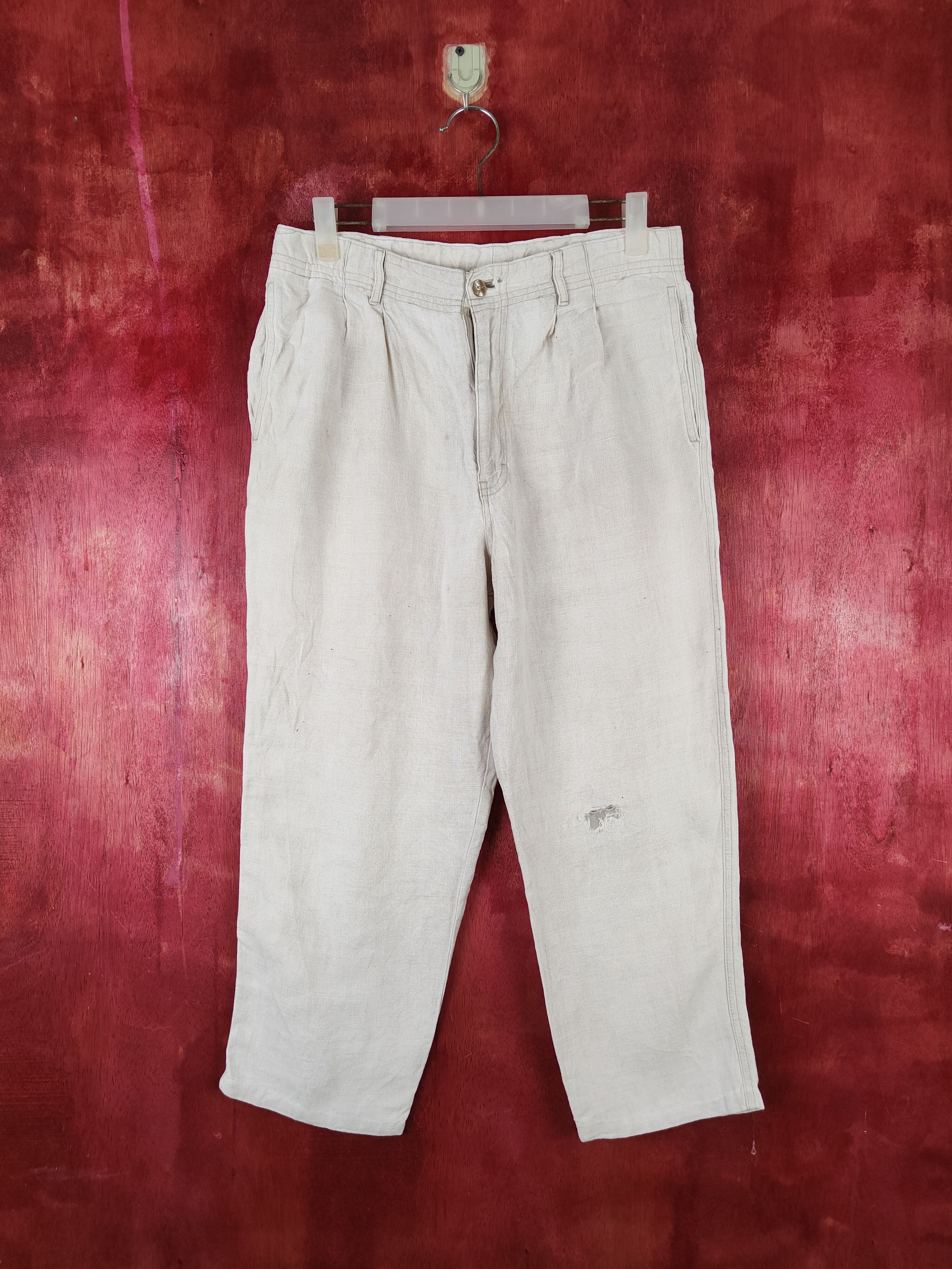 image of L L Bean L.l.bean Beige Multipocket Casual Pants S1306, Women's