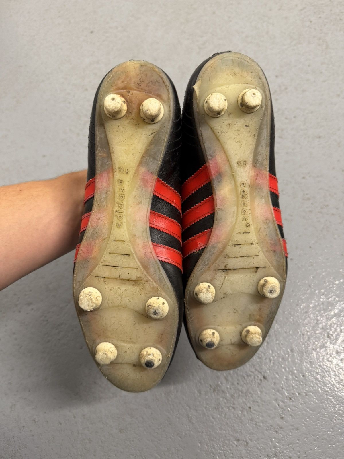 Adidas Vintage Adidas 1975 Leeds Peter Lorimer Soccer Boots Size US 8.5 / EU 41-42 - 9 Thumbnail
