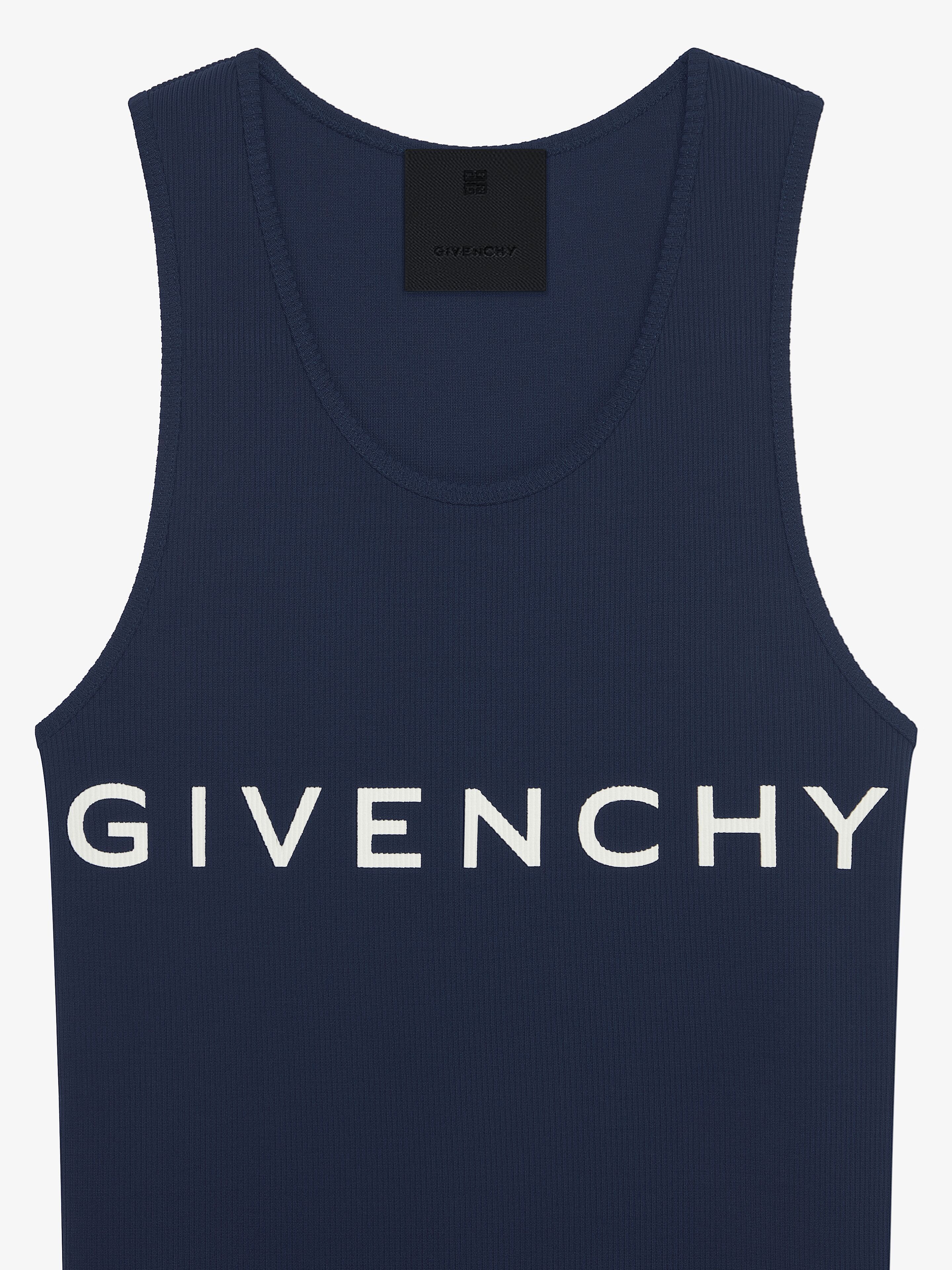 Givenchy o1srvl11e0925 Archetype Tank Top Dress In Jersey in Blue Size M / US 6-8 / IT 42-44 - 5 Thumbnail