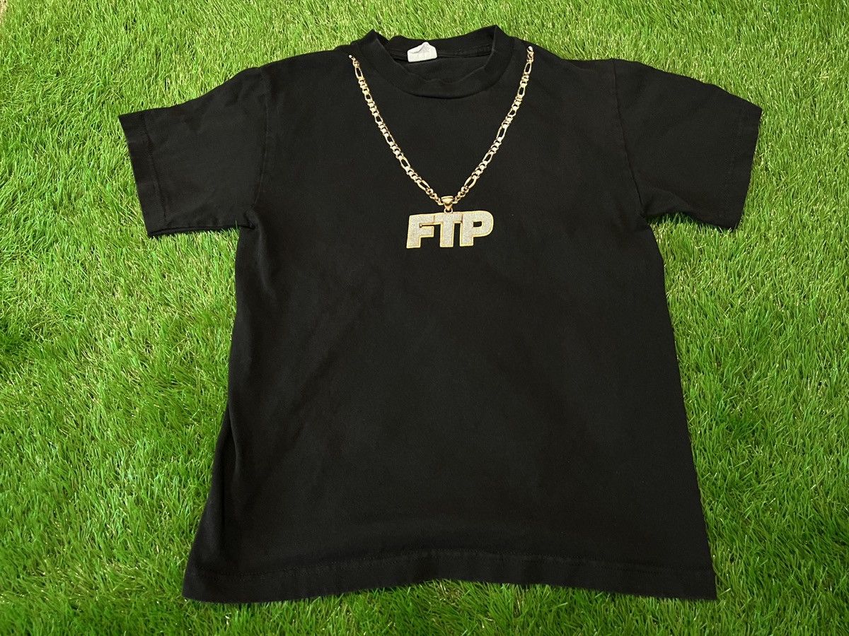 Original Silver Ram Pendant With Oxidised Silver Chain FTP LOGO