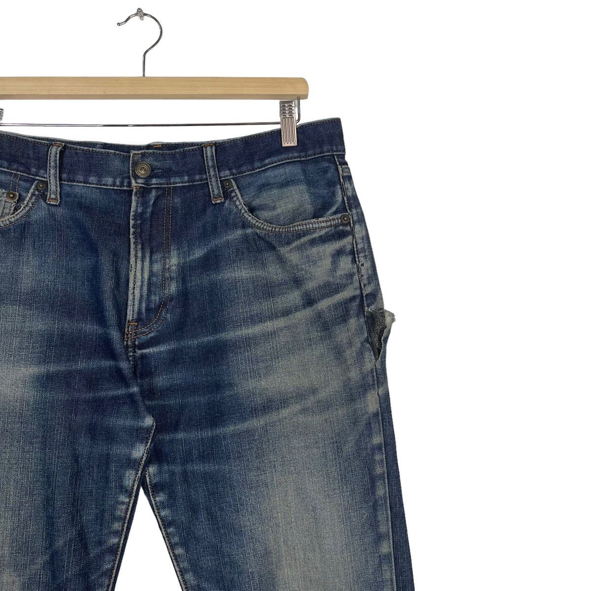 Japanese Brand UNIQLO UJ FLARE JEANS Size US 34 / EU 50 - 5 Thumbnail