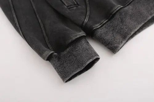Japanese Brand Kihara x Asaka Vintage Washed Black Hoodie Sweatshirt Size US L / EU 52-54 / 3 - 5 Thumbnail