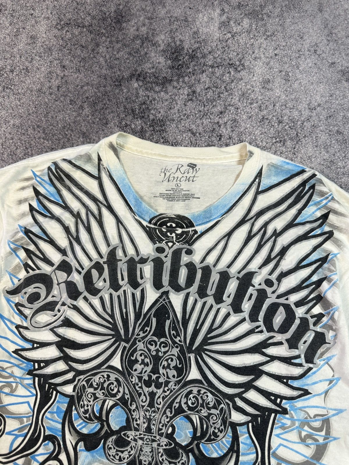 Other Y2K Style Affliction Logo T-shirt Streetwear Rare Opium L Size US L / EU 52-54 / 3 - 3 Thumbnail