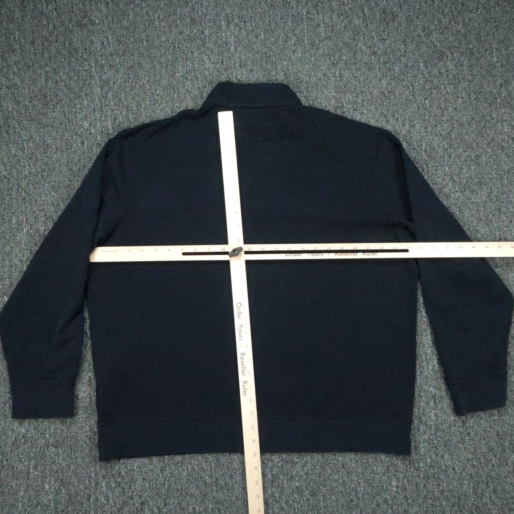 Polo Ralph Lauren Polo Ralph Lauren Sweater Mens XL Blue 1/4 Zip Pullover Mock Neck Knit Cotton Regular Long Sleeve Vintage: No Size US XL / EU 56 / 4 - 5 Thumbnail