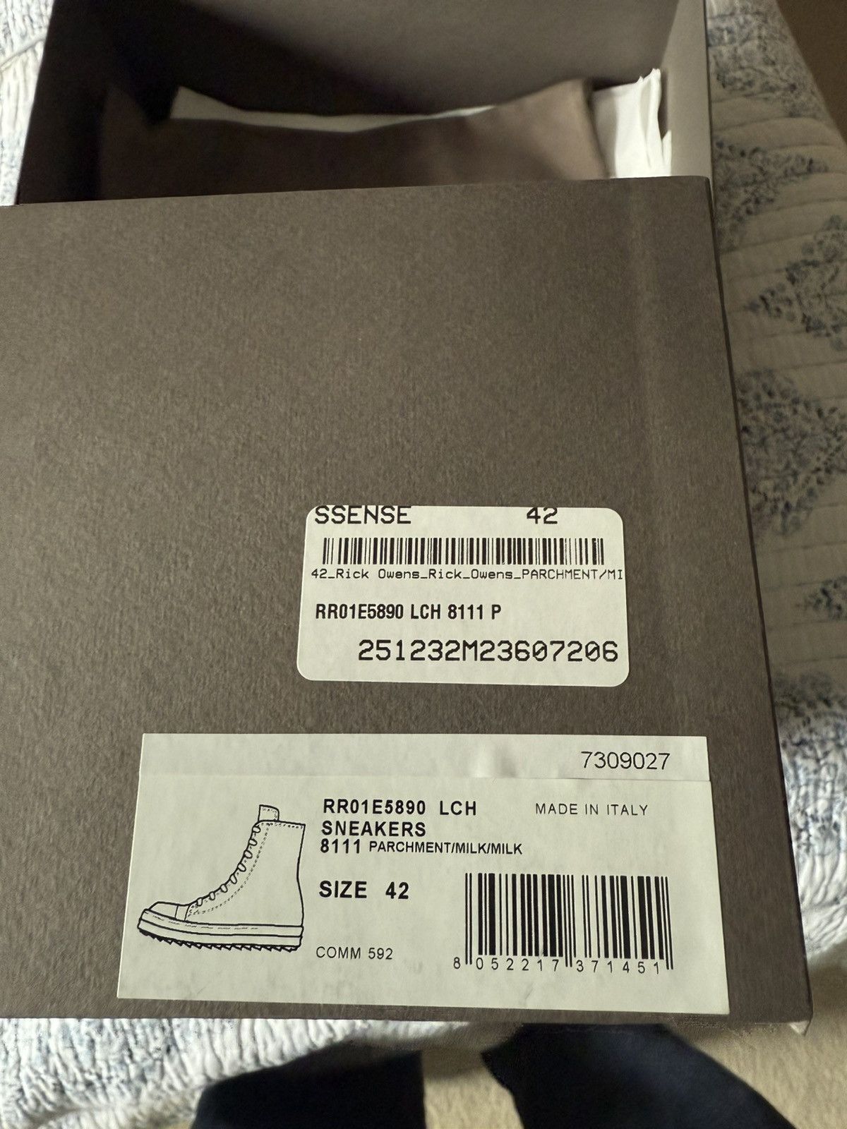 Rick Owens Rick Owens Ramones in Veg Tanned Spalla Size US 9 / EU 42 - 9 Thumbnail