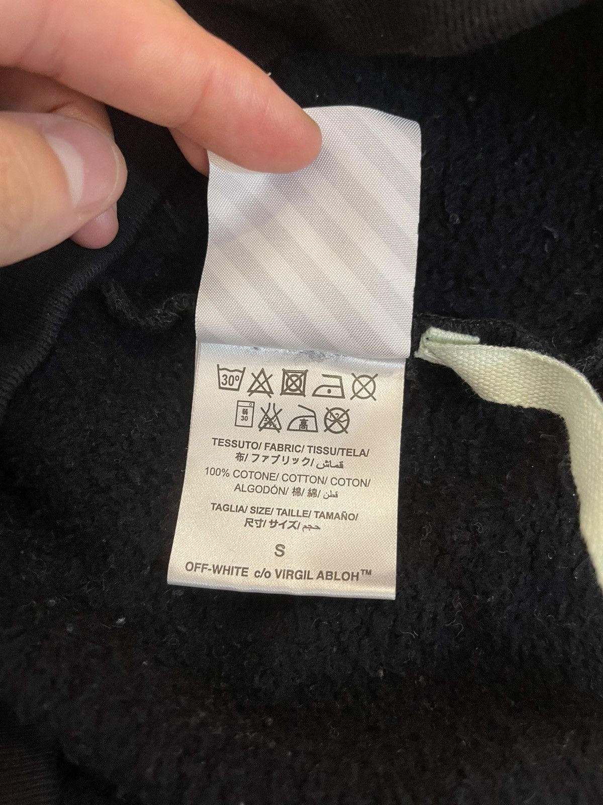 Off-White Off White Diagonal Spray Crewneck Size US S / EU 44-46 / 1 - 10 Thumbnail