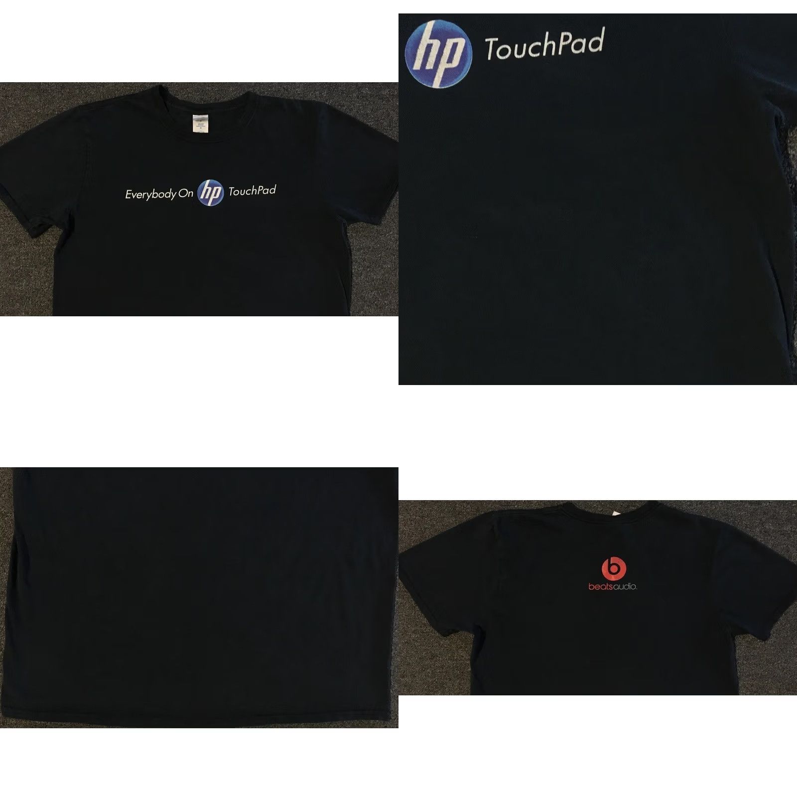 Apple VINTAGE HP Touchpad Faded Promo Shirt M Black T-Shirt Mens Grunge 80s 90s Vaporwave Nintendo Zelda Intermediate Size US M / EU 48-50 / 2 - 8 Thumbnail
