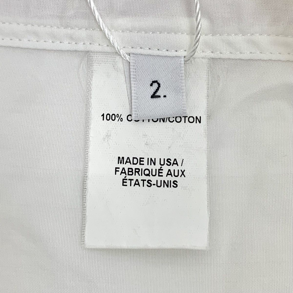 Thom Browne Thom Browne White Pocket Cotton Long Sleeve Shirt K26WX Size US M / EU 48-50 / 2 - 7 Thumbnail