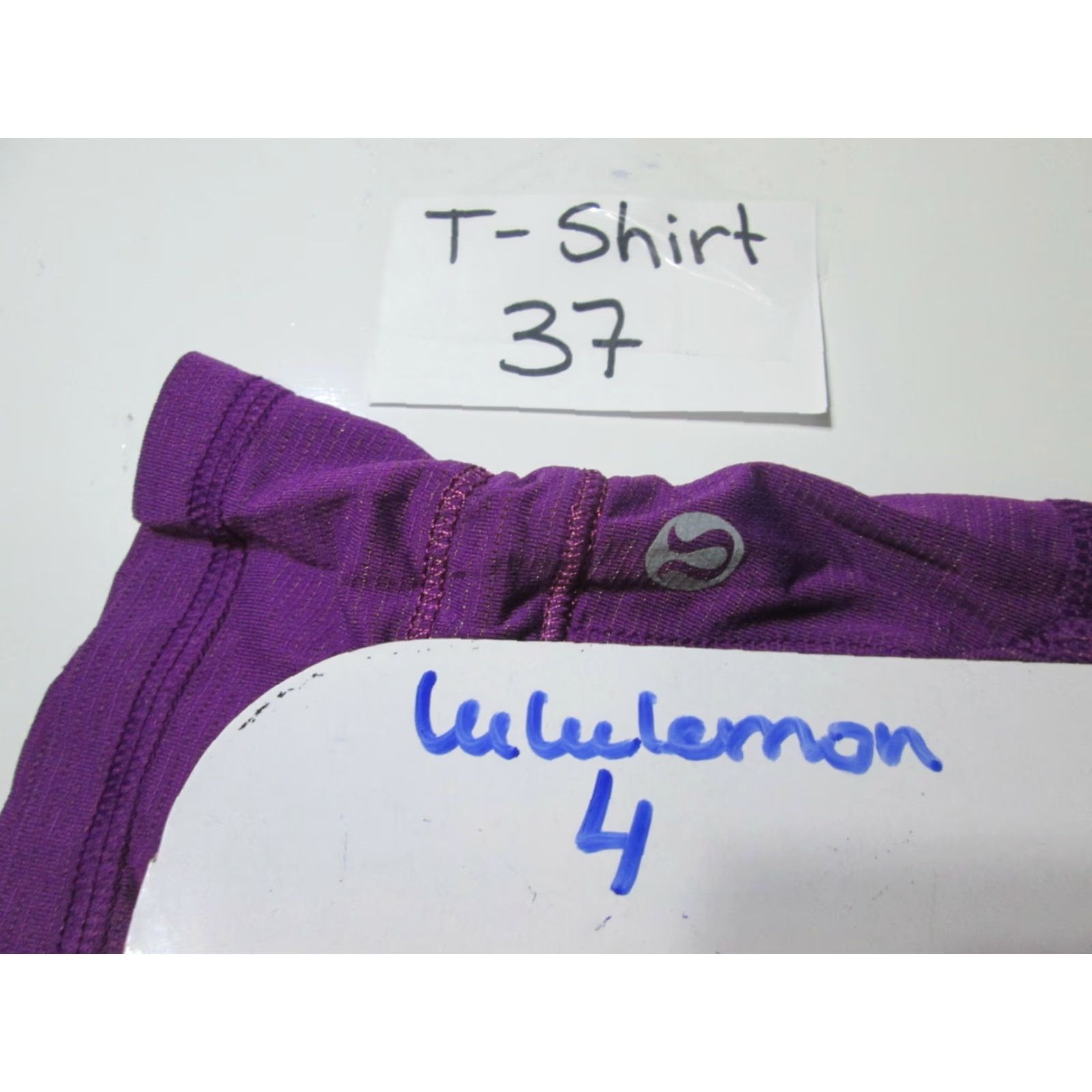 Lululemon Lululemon Womens Tank Purple Racerback Ruched Drawstring Activewear Size 4 Size S / US 4 / IT 40 - 8 Thumbnail
