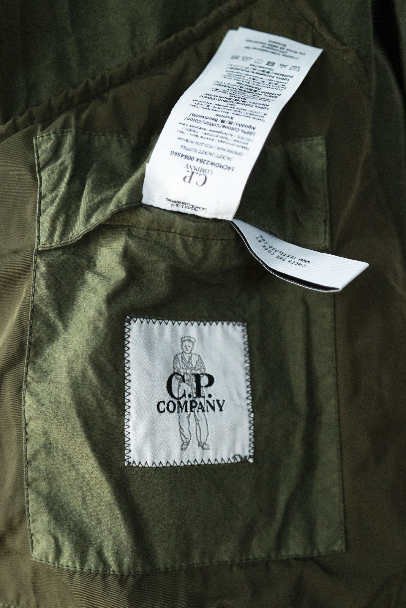 C.P. Company C.P. COMPANY ZIP JACKET SZ. L Size US L / EU 52-54 / 3 - 6 Thumbnail