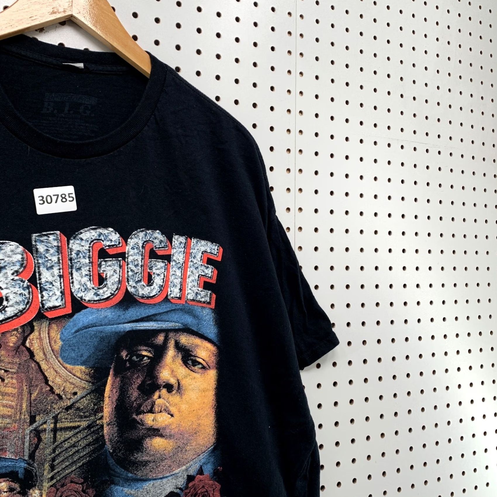 Etro Notorious BIG Shirt Mens 2XL Black Rap Tee Retro Hip Hop Short SLeeve 26X30 Size US XXL / EU 58 / 5 - 7 Thumbnail