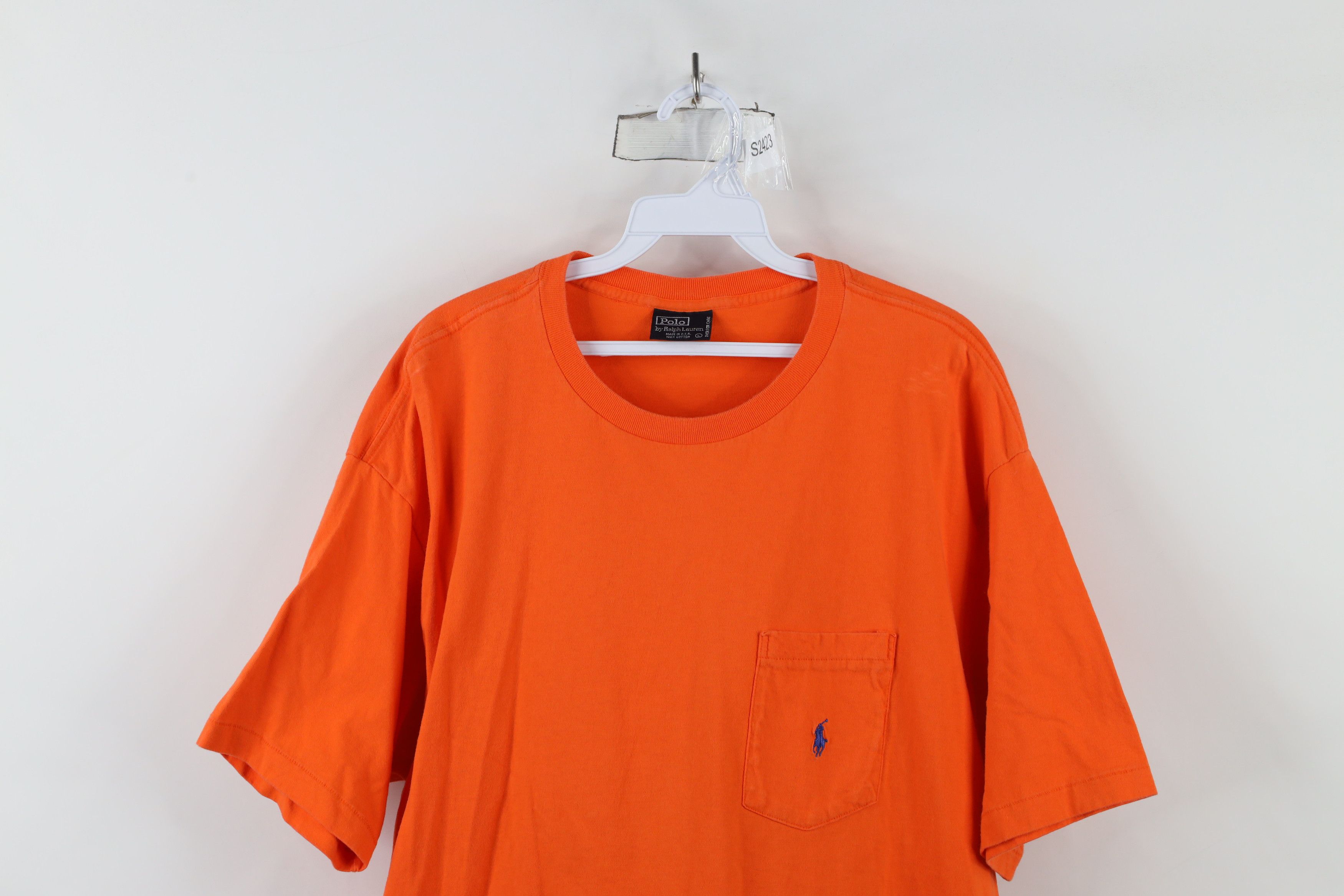 Ralph Lauren × Vintage Vintage 90s Ralph Lauren Short Sleeve T-Shirt Cotton USA Size US L / EU 52-54 / 3 - 2 Thumbnail