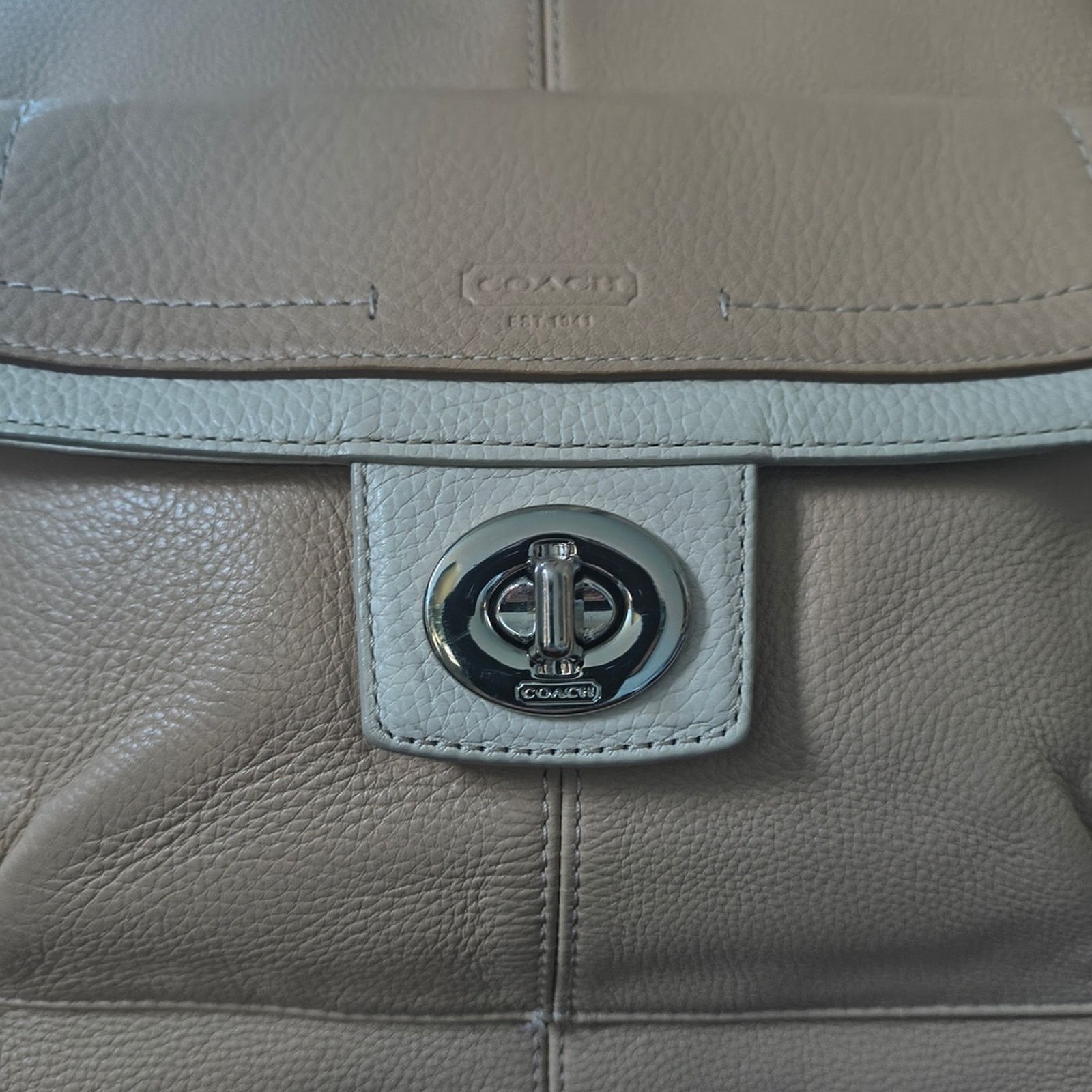 Coach Y2K Coach Penelope Turnlock Carryall Leather Satchel Tote Size ONE SIZE - 3 Thumbnail