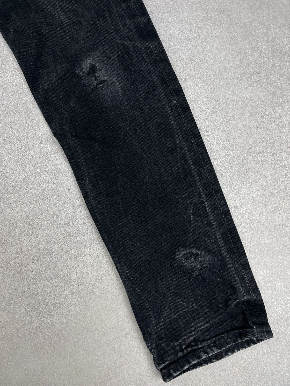 Tellason Vintage Tellason Selvedge Distressed Denim Jeans Size 33 Size US 33 - 4 Thumbnail