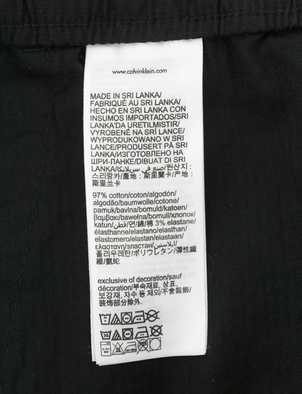 Calvin Klein W32 Black Cargo Elastic Waist Patch Pockets 87455 Size US 32 / EU 48 - 9 Thumbnail
