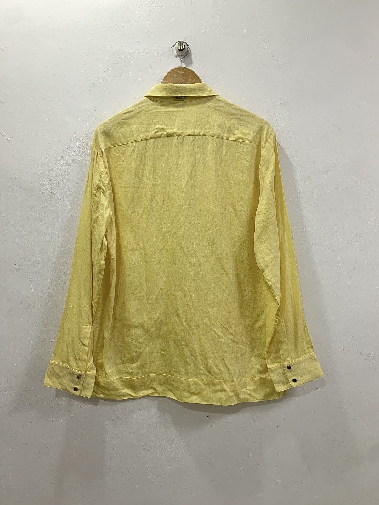 Zilli ZILLI ZIPPED - LINEN LONGSLEEVE SHIRT JACKET Size US XXL / EU 58 / 5 - 7 Thumbnail