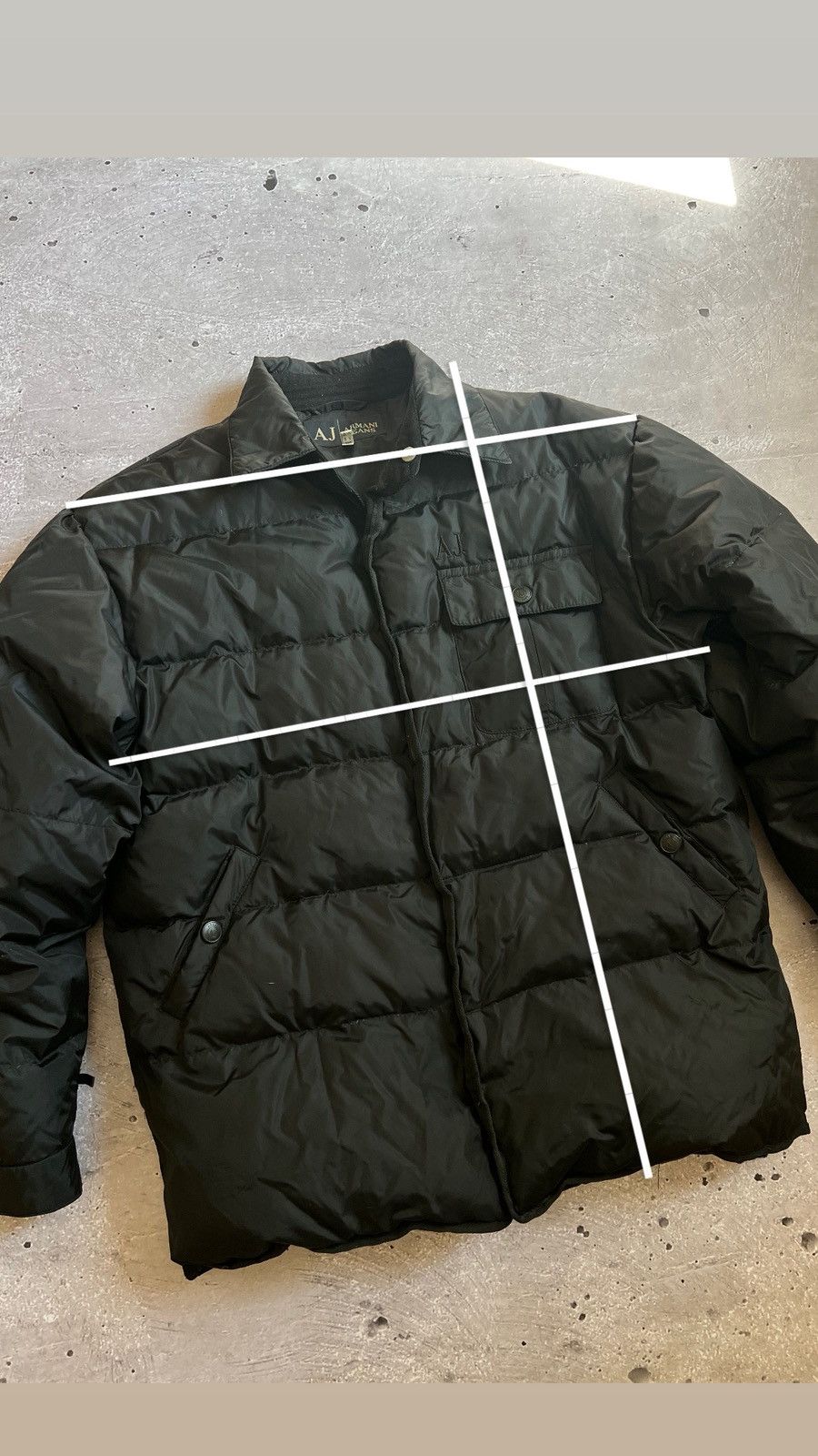 Armani Rare Vintage 90s Armani Jeans Puffer Coat Without lock Sz L Size US L / EU 52-54 / 3 - 2 Thumbnail