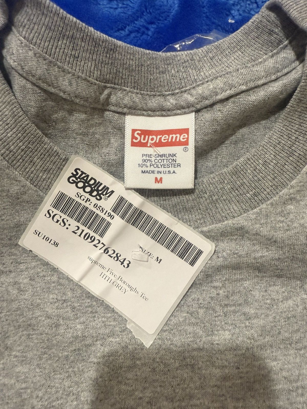 Supreme Supreme Five Burroughs Tee Size US M / EU 48-50 / 2 - 2 Thumbnail