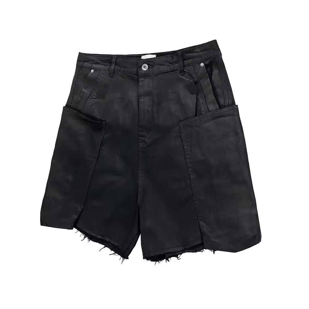 Jean Streetwear Design Washed Distressed Baggy Jorts Shorts Size US 32 / EU 48 - 5 Thumbnail