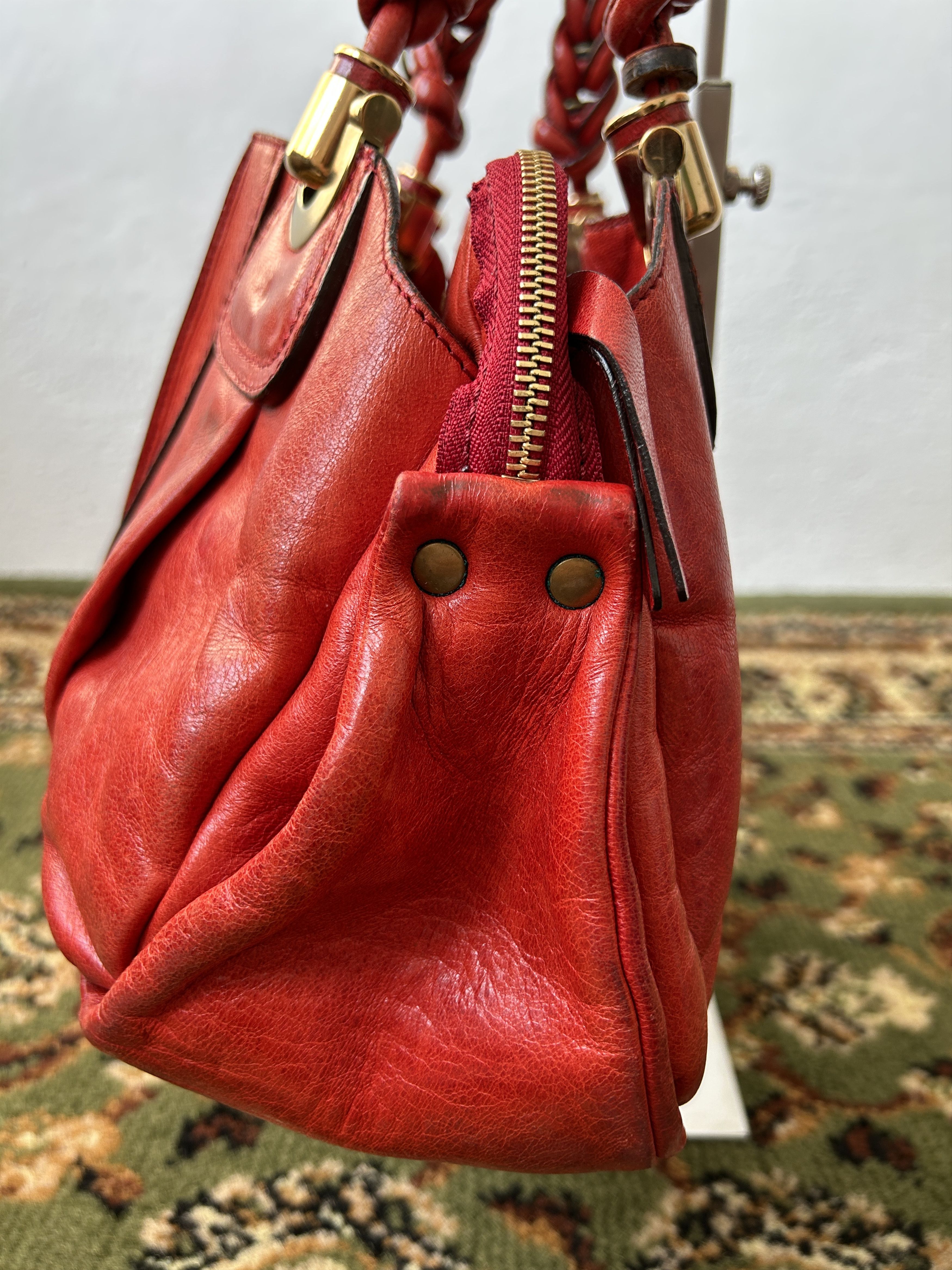 Vintage y2k chloe heloise leather handbag