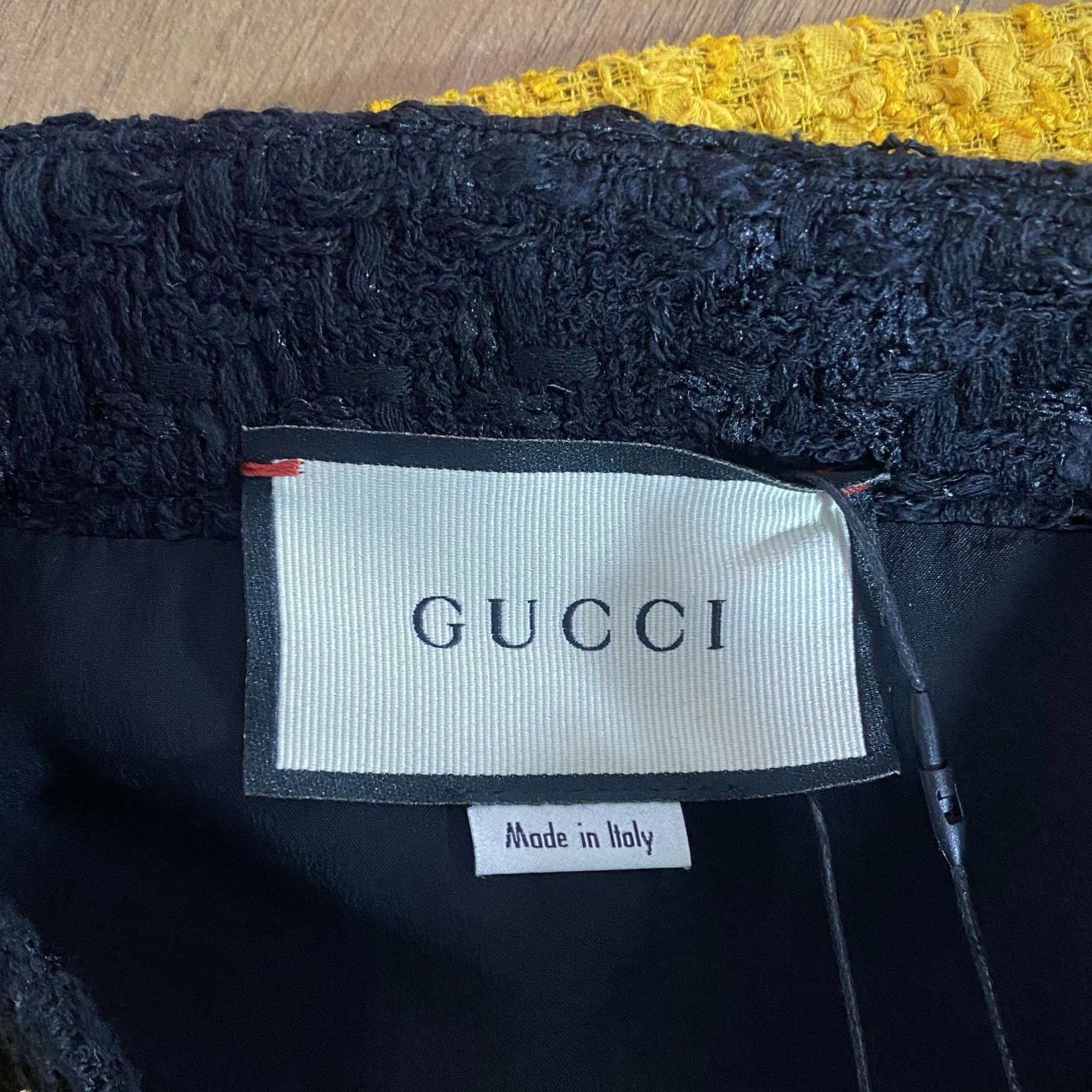 Gucci GUCCI yellow knit short skirt women's 36 Size 26" / US 2 / IT 38 - 4 Thumbnail