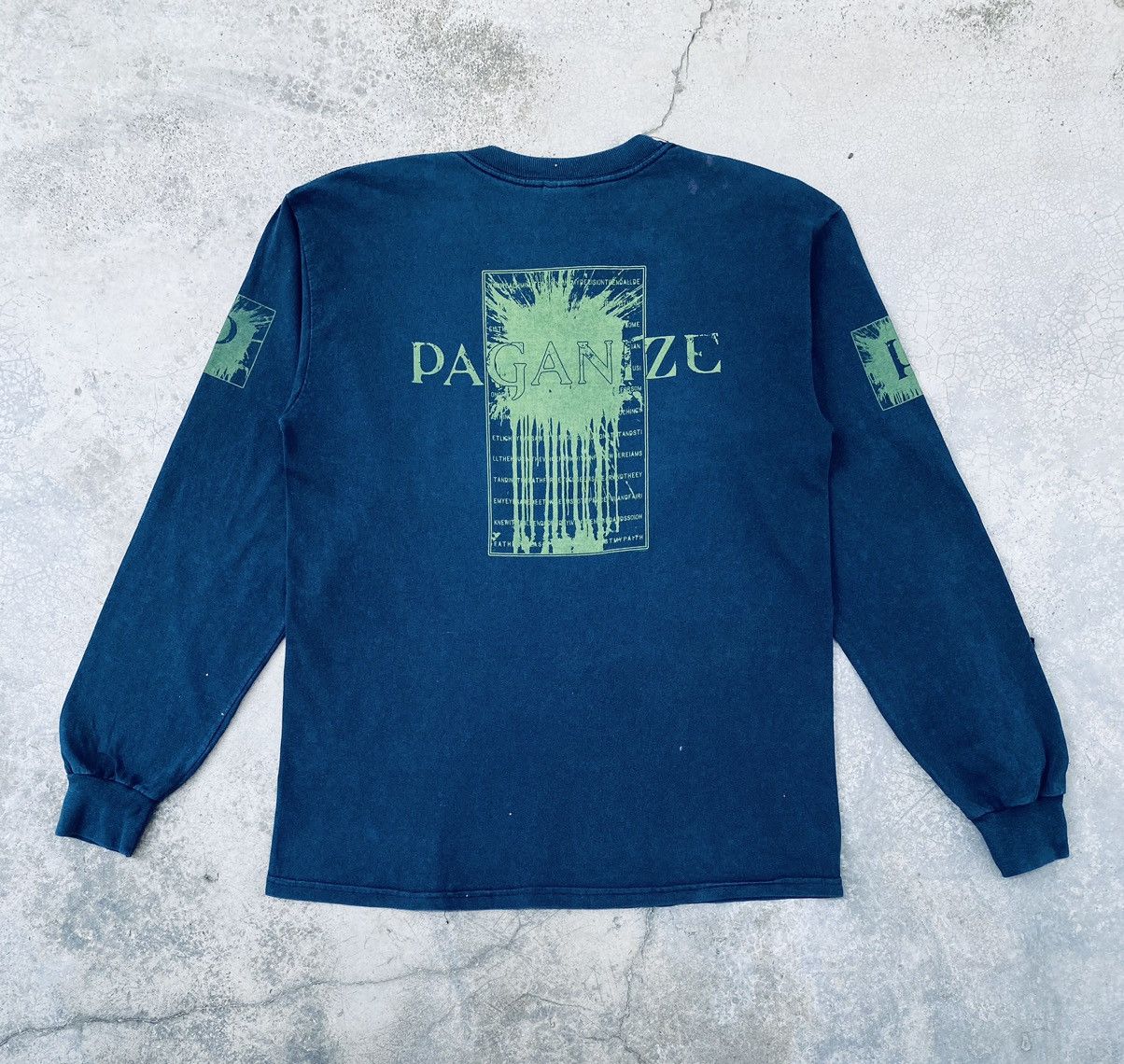 Band Tees Vintage Paganize Metal Band Distressed Long Sleeve Size US M / EU 48-50 / 2 - 2 Thumbnail