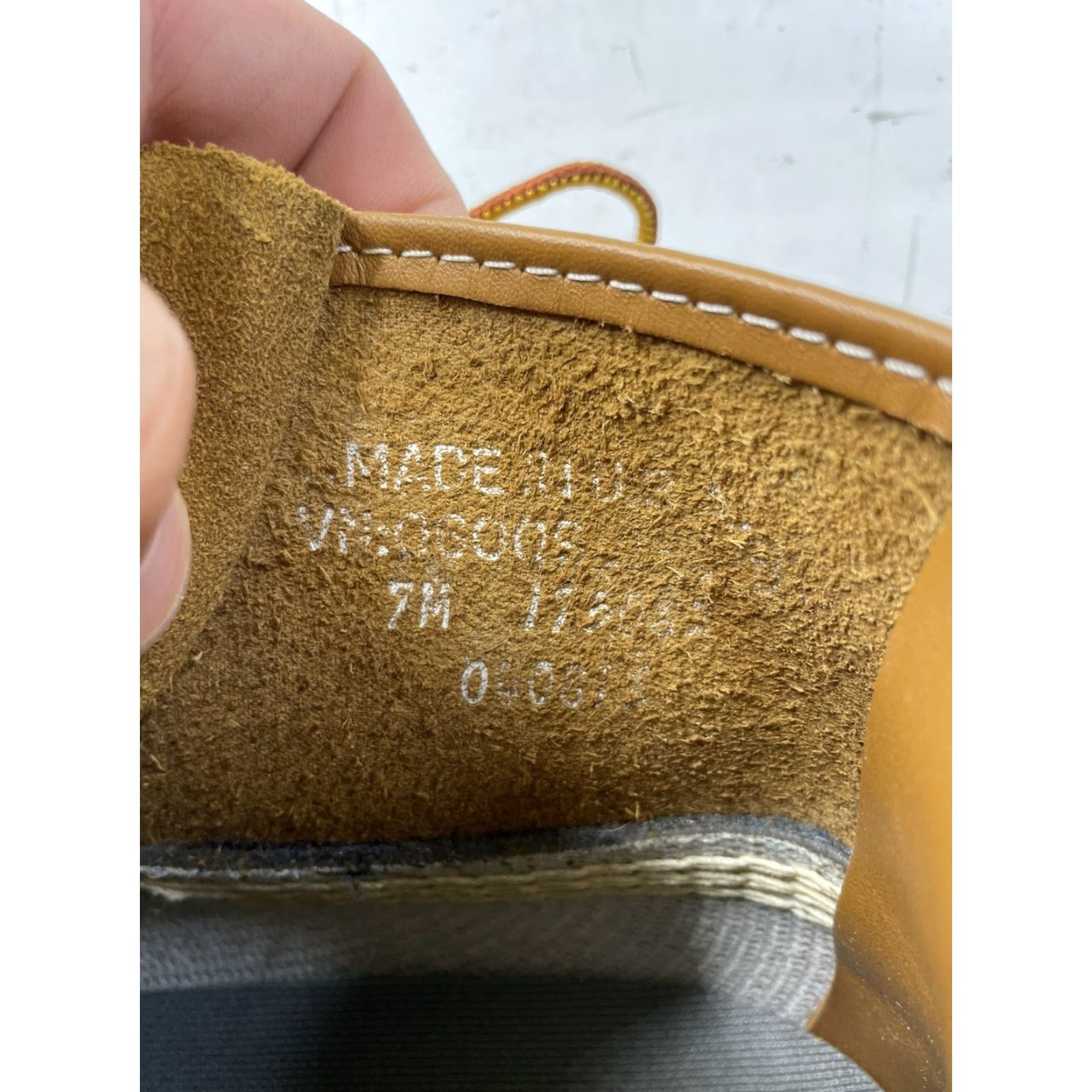 Vintage LL Bean Boots Women's Duck Boot 7M Brown Navy Waterproof Leather Rubber Casual Winter Fall Spring Summer Ankle Boots M Womens Size US 7 / IT 37 - 2 Thumbnail