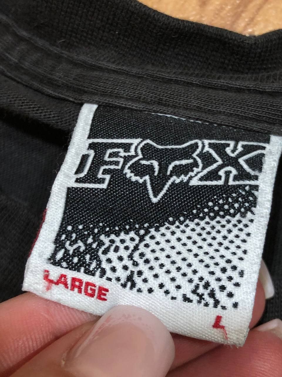 Fox Racing Streetwear big logo Fox Racing black T-Shirt Y2K Vintage Size US L / EU 52-54 / 3 - 2 Thumbnail