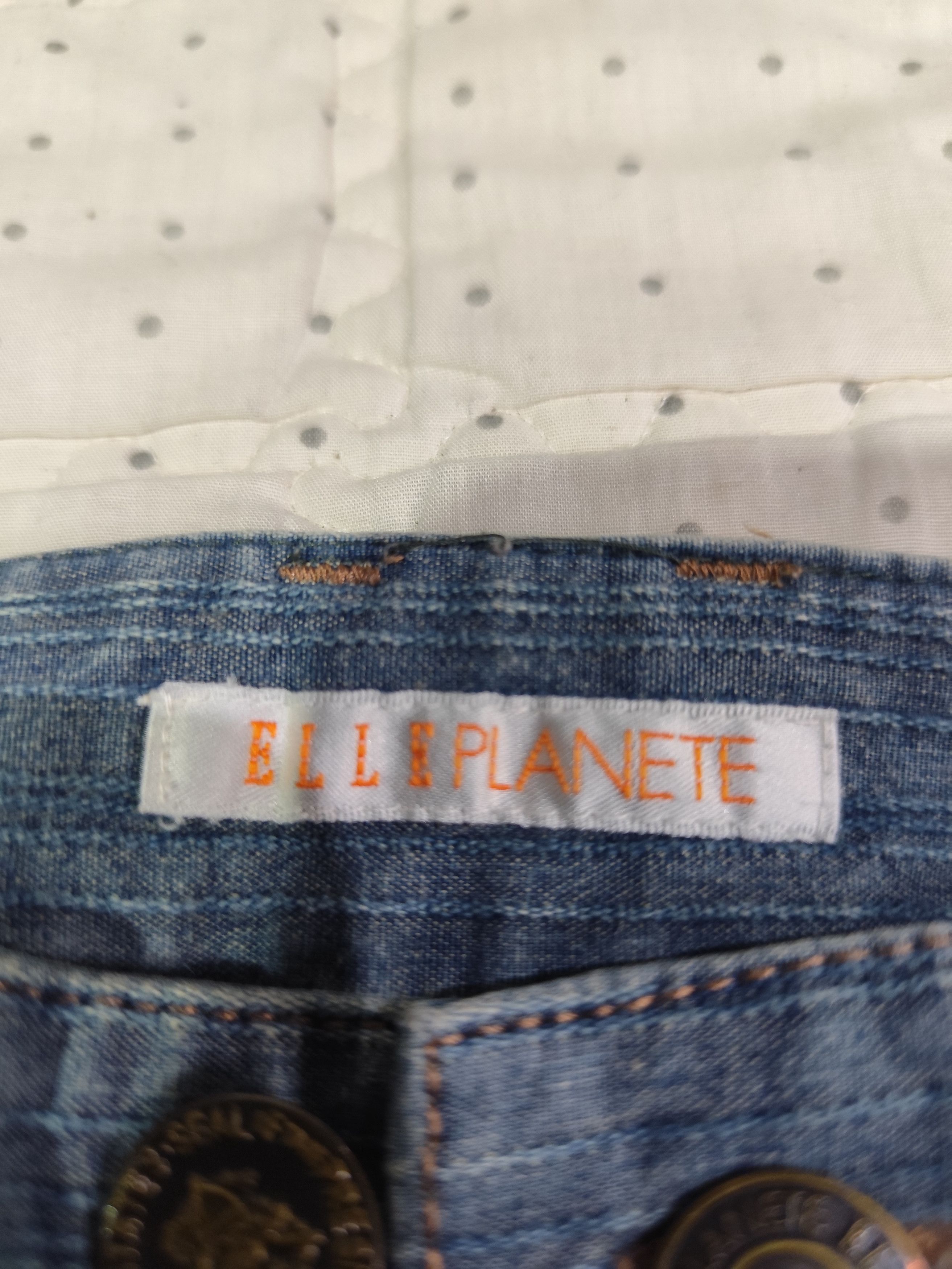 Issey Miyake × Japanese Brand Vintage Elle Planete Flare Denim J024 Size 30" / US 8 / IT 44 - 8 Thumbnail