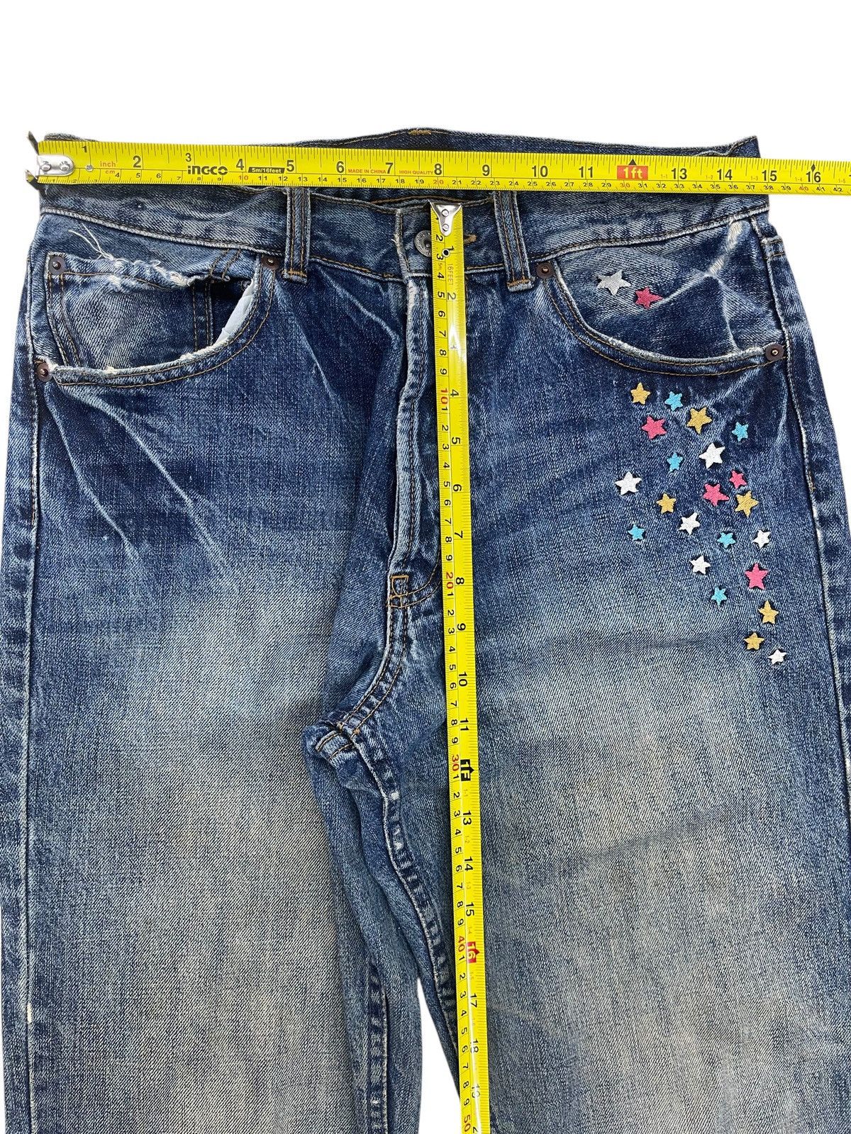 Japanese Brand Japanese Brand Mud Wash Style Baggy Jeans Size US 30 / EU 46 - 6 Thumbnail