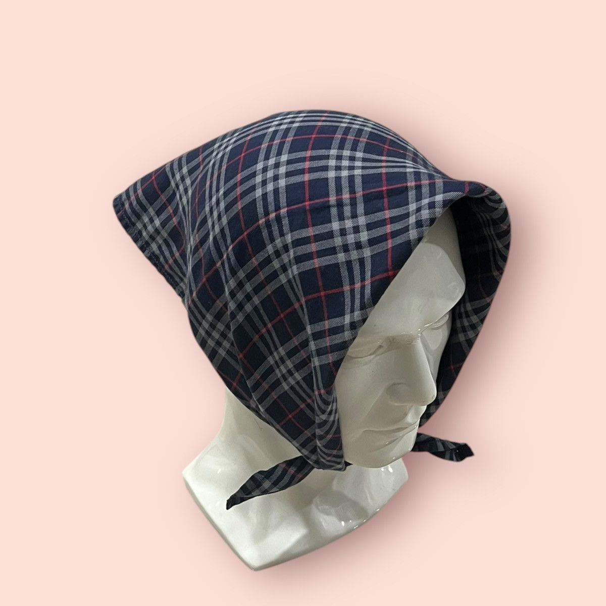 Burberry × Designer ICONIC BURBERRY BLACK LABEL PLAID NOVA CHECK HANDKERCHIEF Size ONE SIZE - 21 Thumbnail