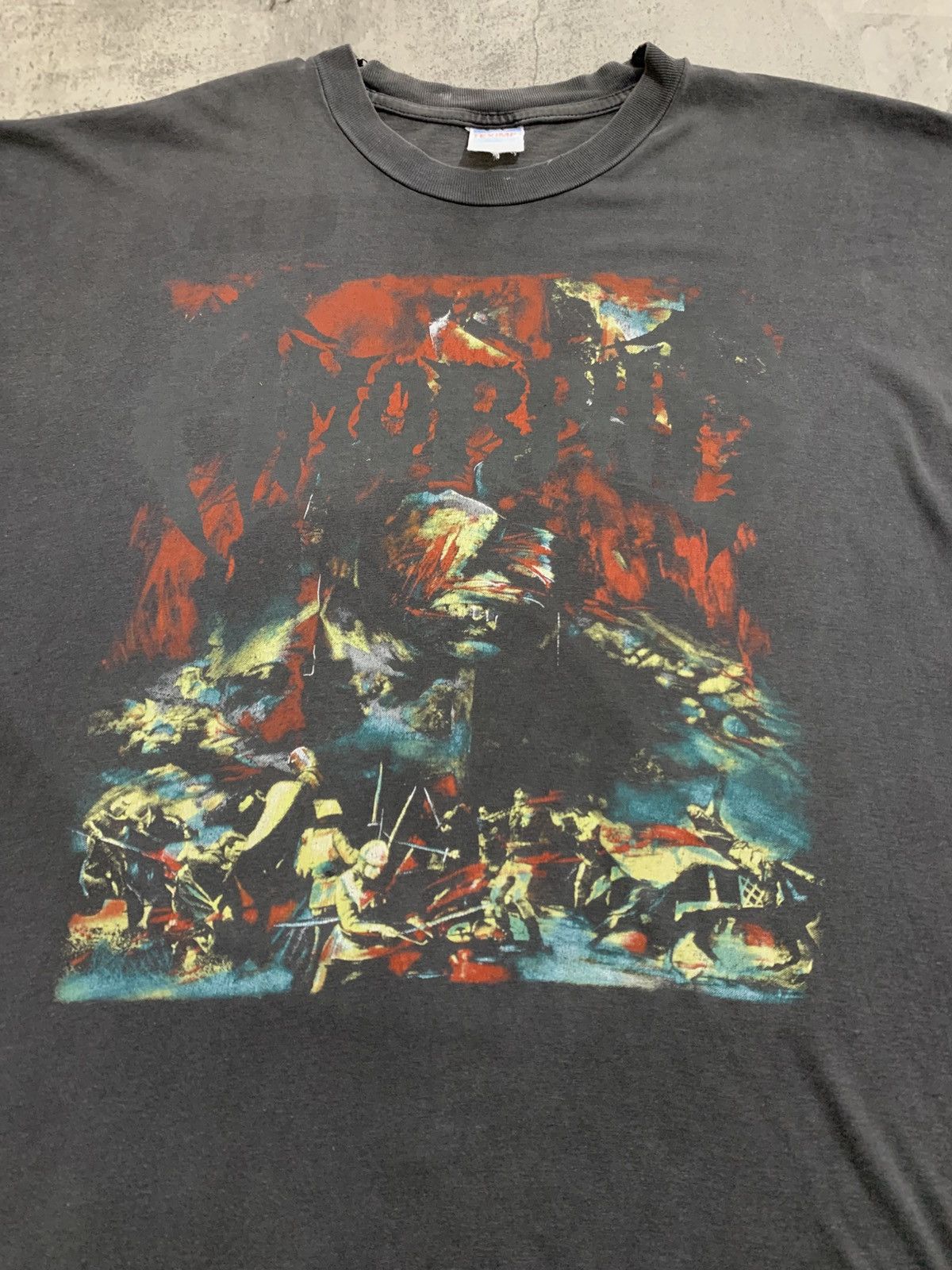 Band Tees Vintage 90s AMORPHIS band shirt nightwish arch enemy tool Size US XL / EU 56 / 4 - 3 Thumbnail