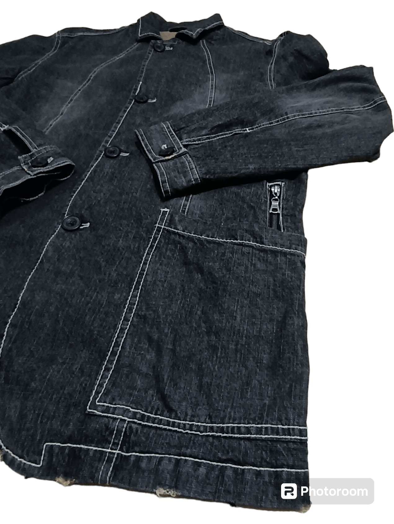 If Six Was Nine ALLFIX DESIGN SEASONED DENIM CHORE JACKET Size US L / EU 52-54 / 3 - 1 Thumbnail