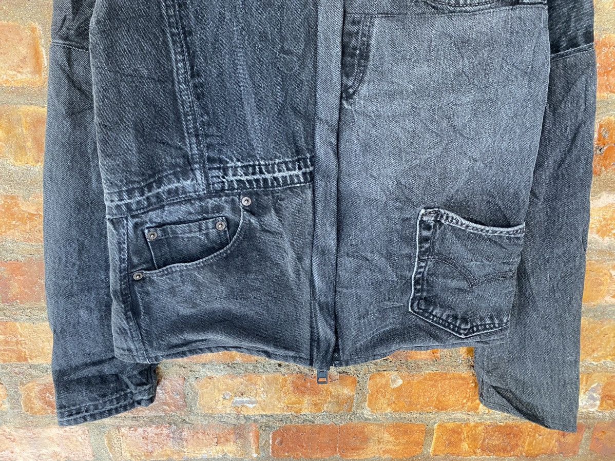 Japanese Brand × Nepenthes × Yasuyuki Ishii Vtg Cut and Rebuild Levis Ink Japan Waldes Zipper Size US XS / EU 42 / 0 - 4 Thumbnail