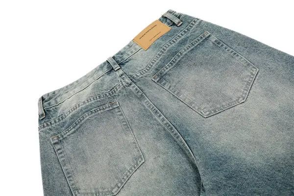 VIBE Men's gradient washed punk distressed loose ripped jeans Size US 32 / EU 48 - 5 Thumbnail