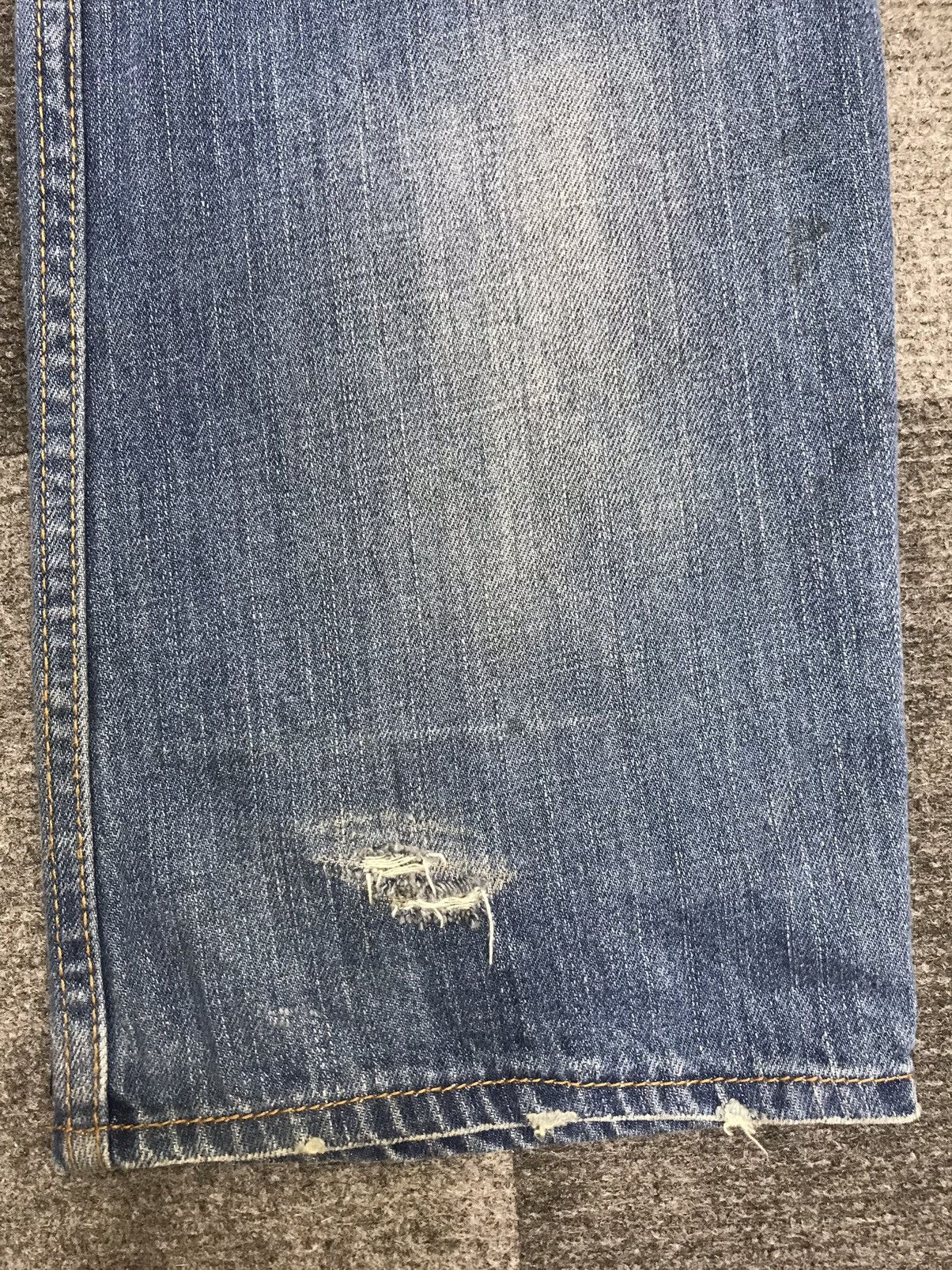 Japanese Brand 💥ARCHIVAL💥Dominate Double Waist Stone Wash Denim F450 Size US 34 / EU 50 - 20 Thumbnail