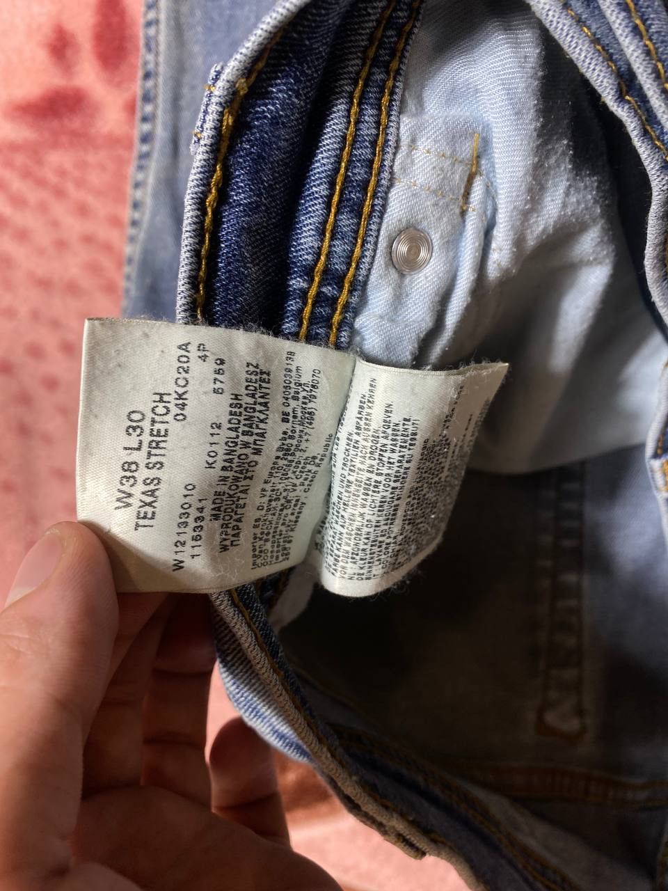 Wrangler Vintage Y2K Wrangler Baggy Dirty Mud Washed Ripped Jeans Size US 38 / EU 54 - 3 Thumbnail