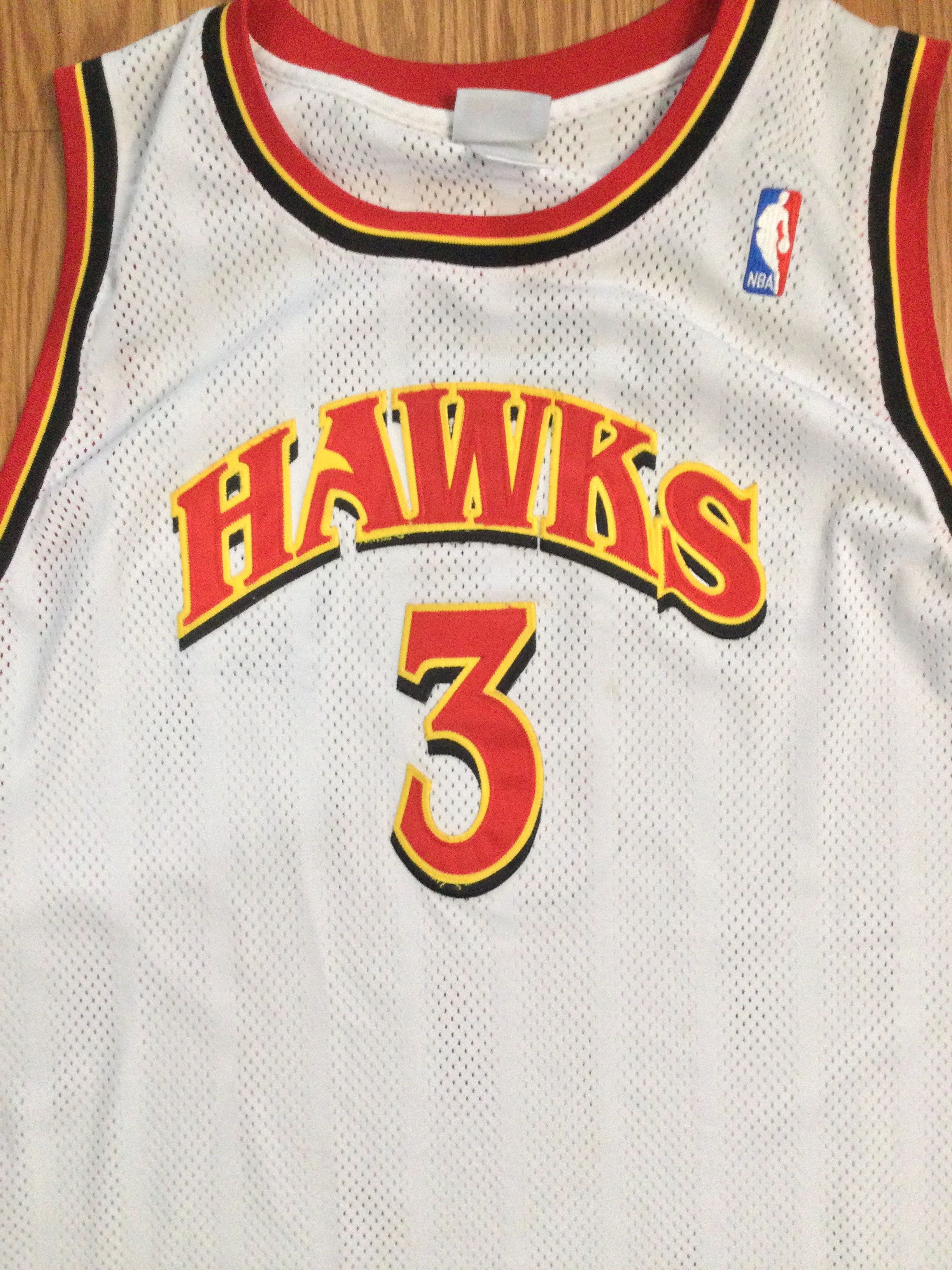 Reebok Authentic Atlanta Hawks Shareef Abdur-Rahim Reebok Jersey Size US XXL / EU 58 / 5 - 4 Thumbnail