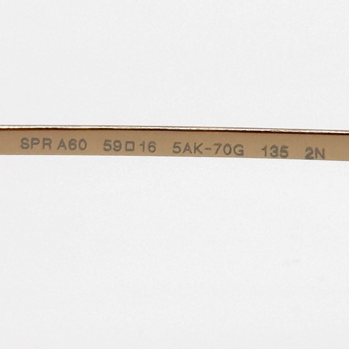 Prada NEW PRADA SPR A60 5AK70G GOLD GREEN PRA60S 5AK70G SUNGLASSES Size ONE SIZE - 9 Thumbnail
