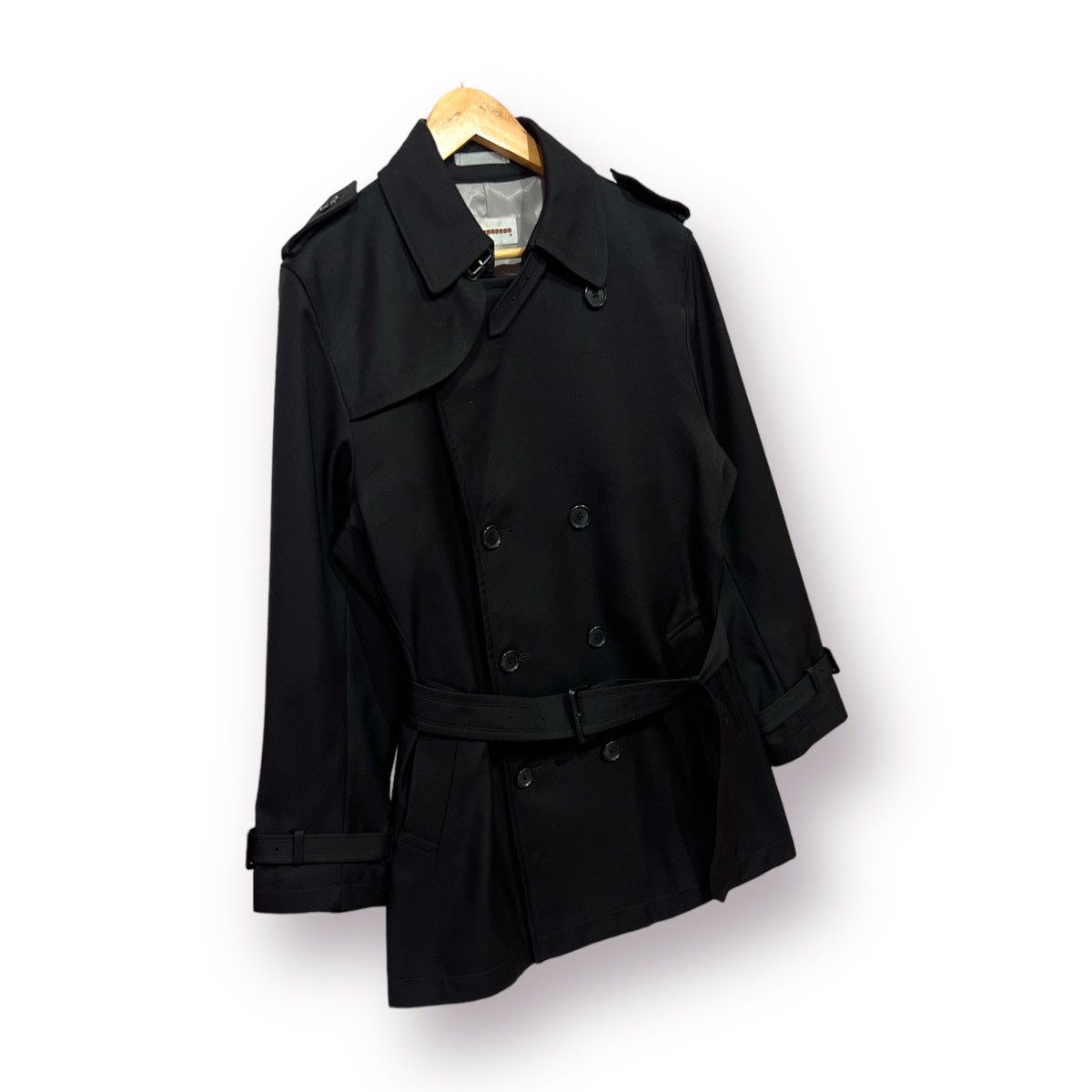 Japanese Brand × Other 🔥 DOUBLE BREASTED JAPANESE THEMESPOINT TRENCH COAT - M Size US S / EU 44-46 / 1 - 3 Thumbnail