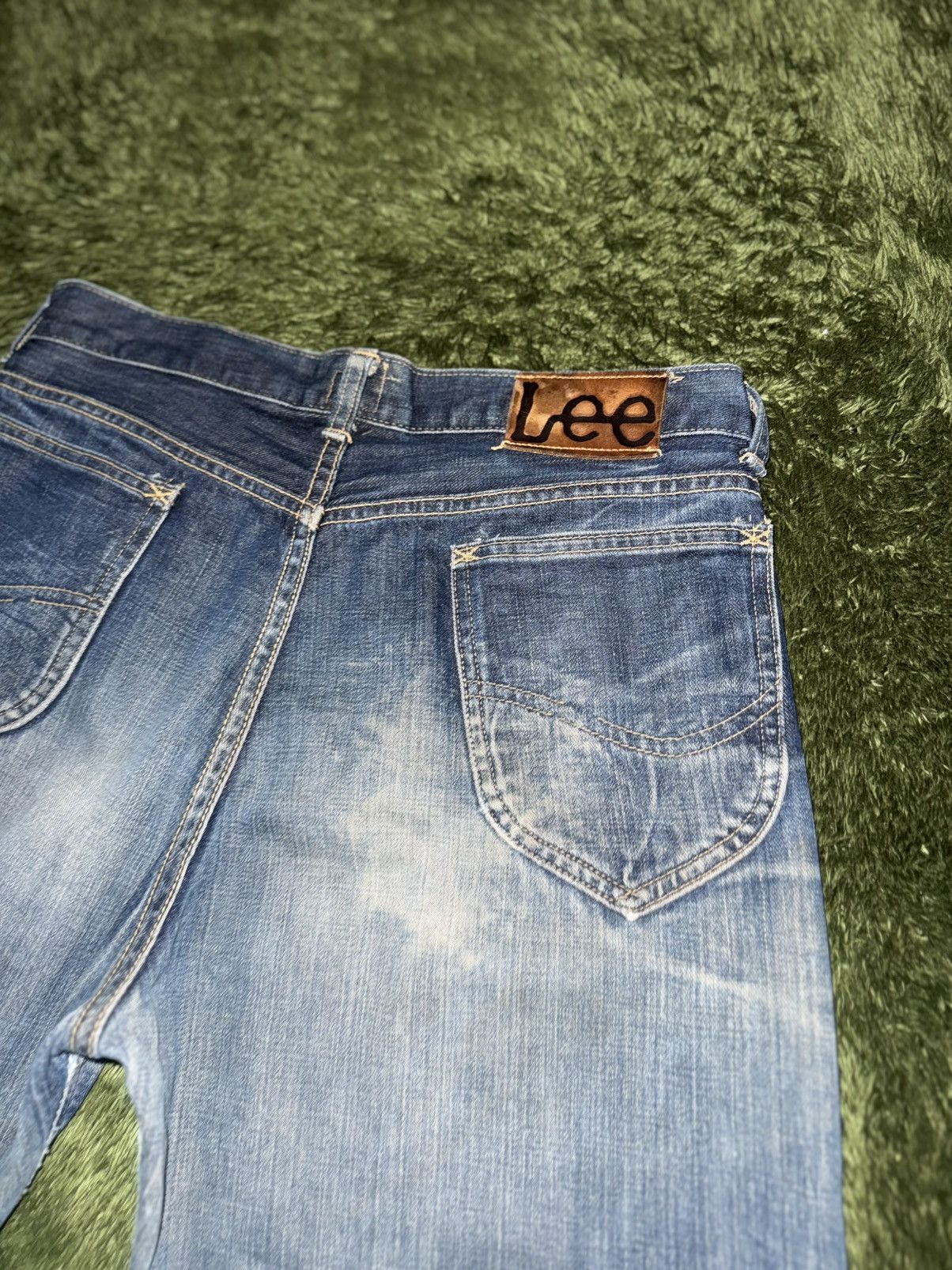 Lee [32x33] 00s Lee Japan Sashiko Custom Denim Pants Size US 32 / EU 48 - 11 Thumbnail