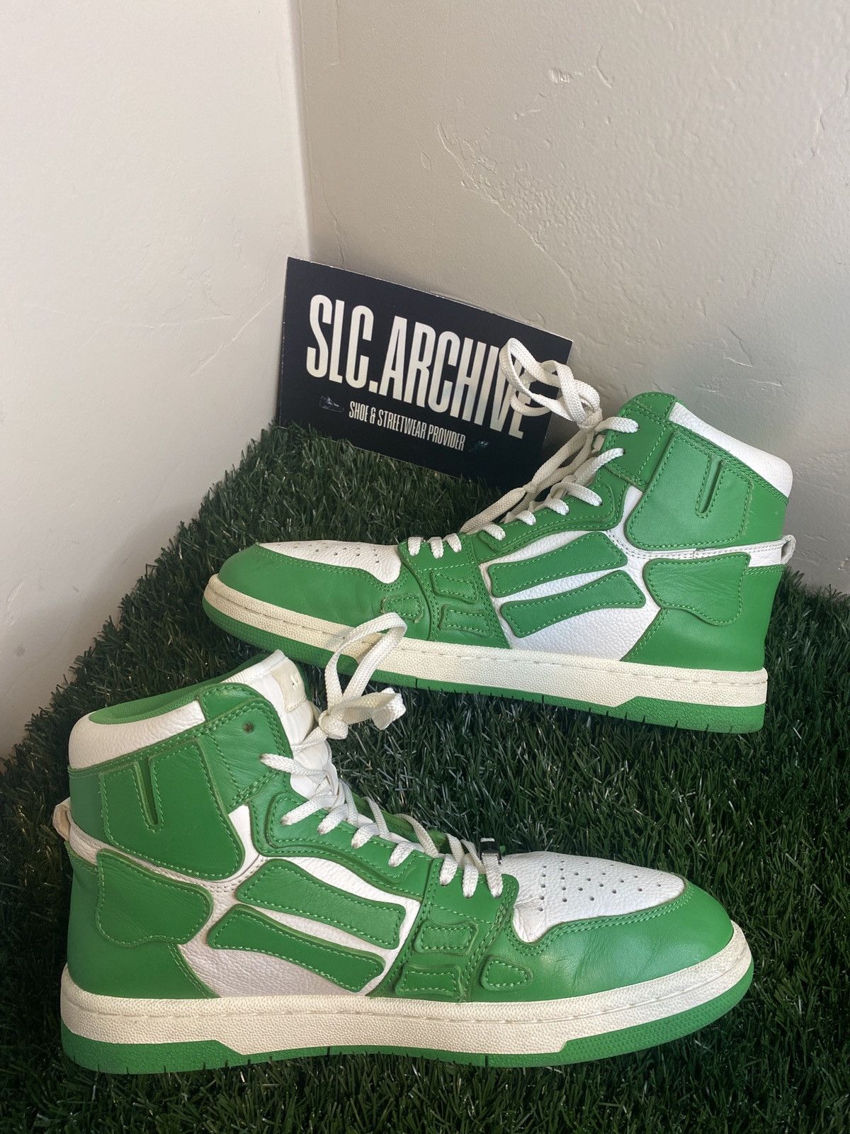 Amiri Men's Skel-Top High “Green” Size US 10 / EU 43 - 17 Thumbnail