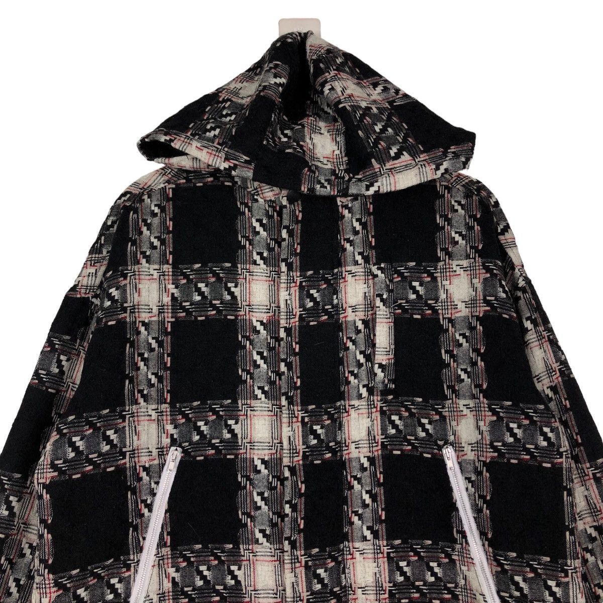 Japanese Brand 📌VINTAGE BIKER JACKET KBF JAPAN TARTAN DESIGN CHECK Size US M / EU 48-50 / 2 - 12 Thumbnail