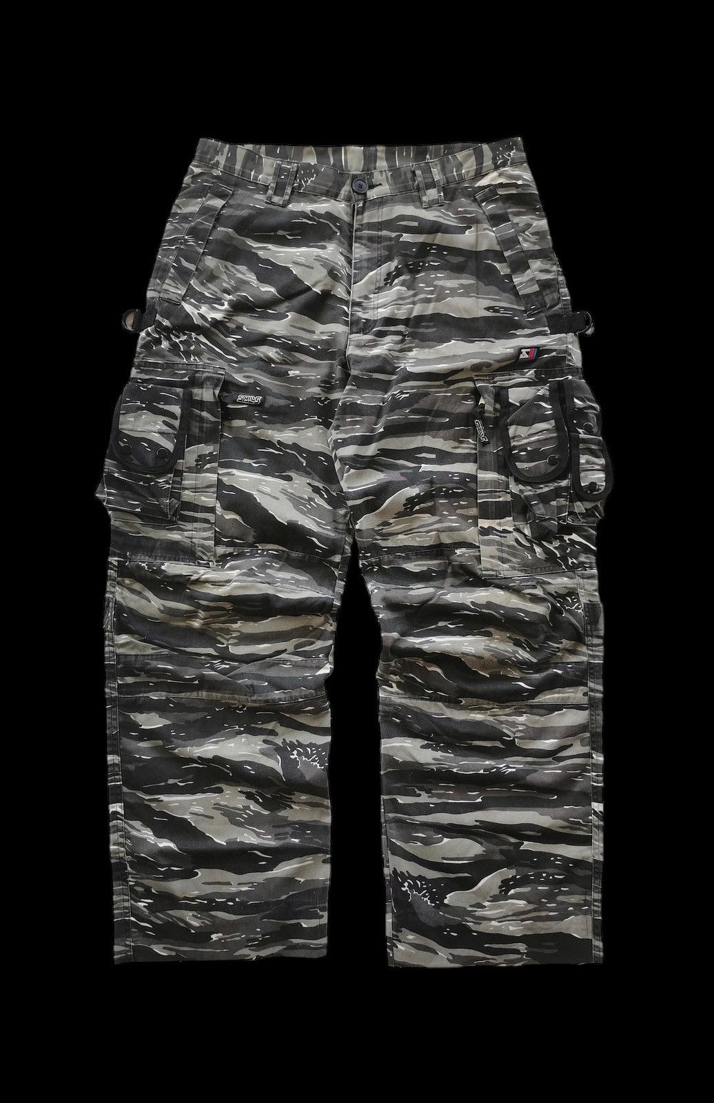 Army Of Me Stylus Tiger Stripe Camo Cargo Pants Size US 32 / EU 48 - 1 Thumbnail