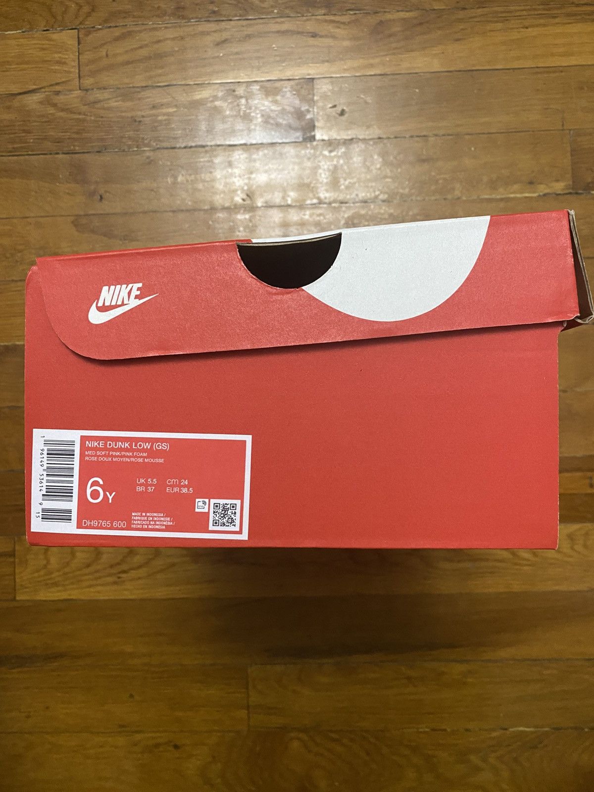 Nike Size 7.5W/6Y - Nike Dunk Low Medium Soft Pink Pink Foam Size US 7.5 / IT 37.5 - 8 Thumbnail