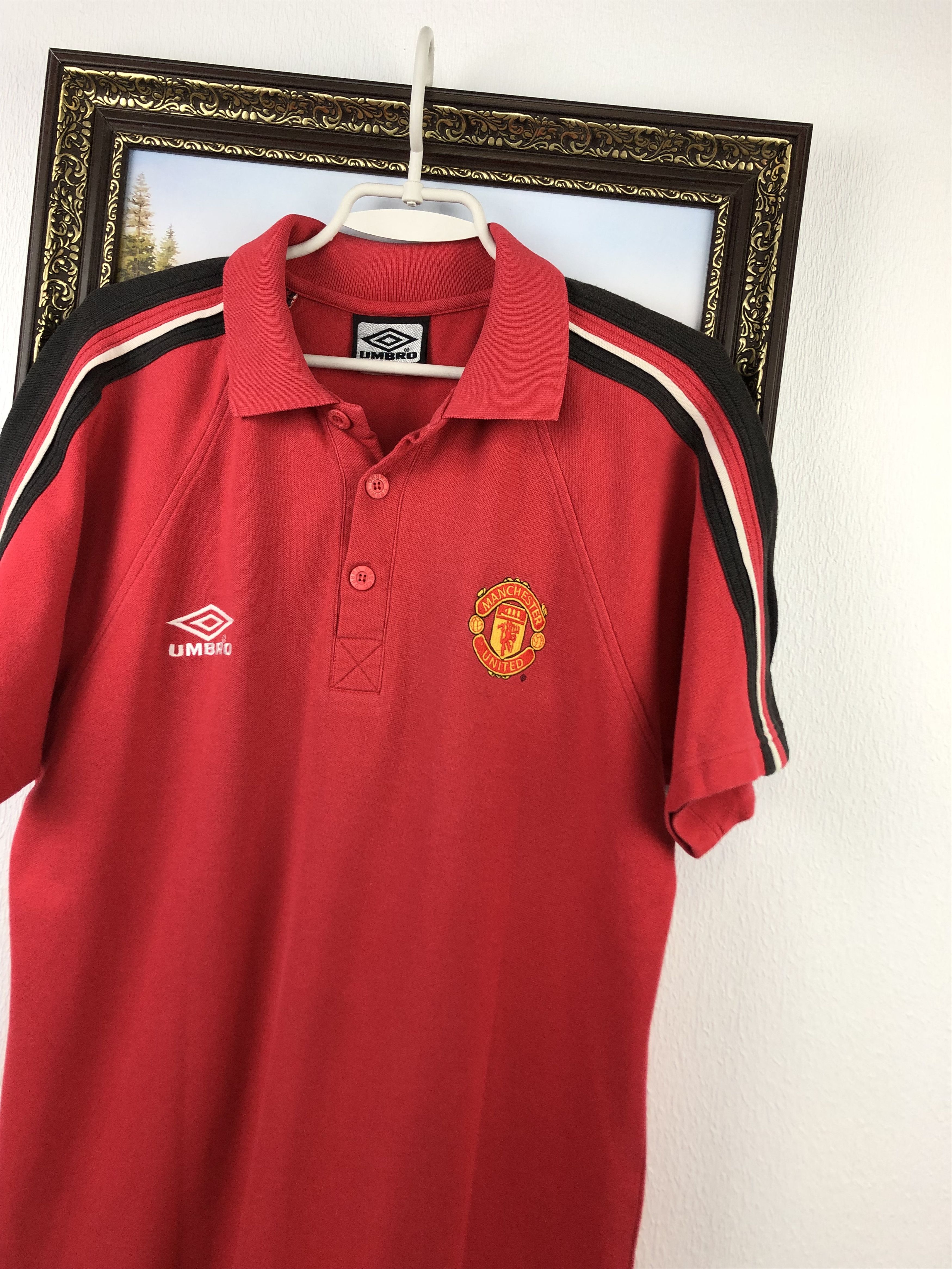 Umbro Vintage Manchester United Football Shirt Jersey Soccer Rare Size US M / EU 48-50 / 2 - 4 Thumbnail