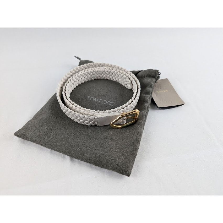 Tom Ford o1rshd1 Size: 105cm / Men's Leather Belts in White Size 40 - 1 Thumbnail