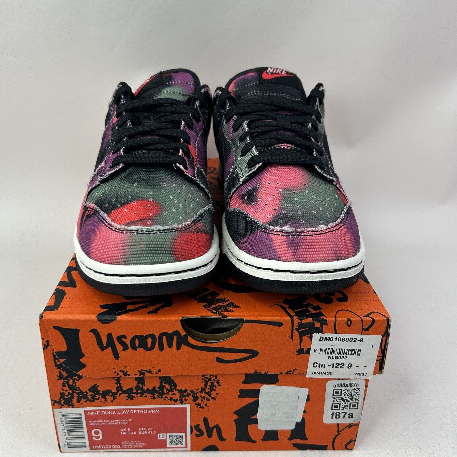 Nike Nike Shoes Dunk Low Retro Premium “Graffiti/Black Pink” 2024 Size US 9 / EU 42 - 2 Thumbnail